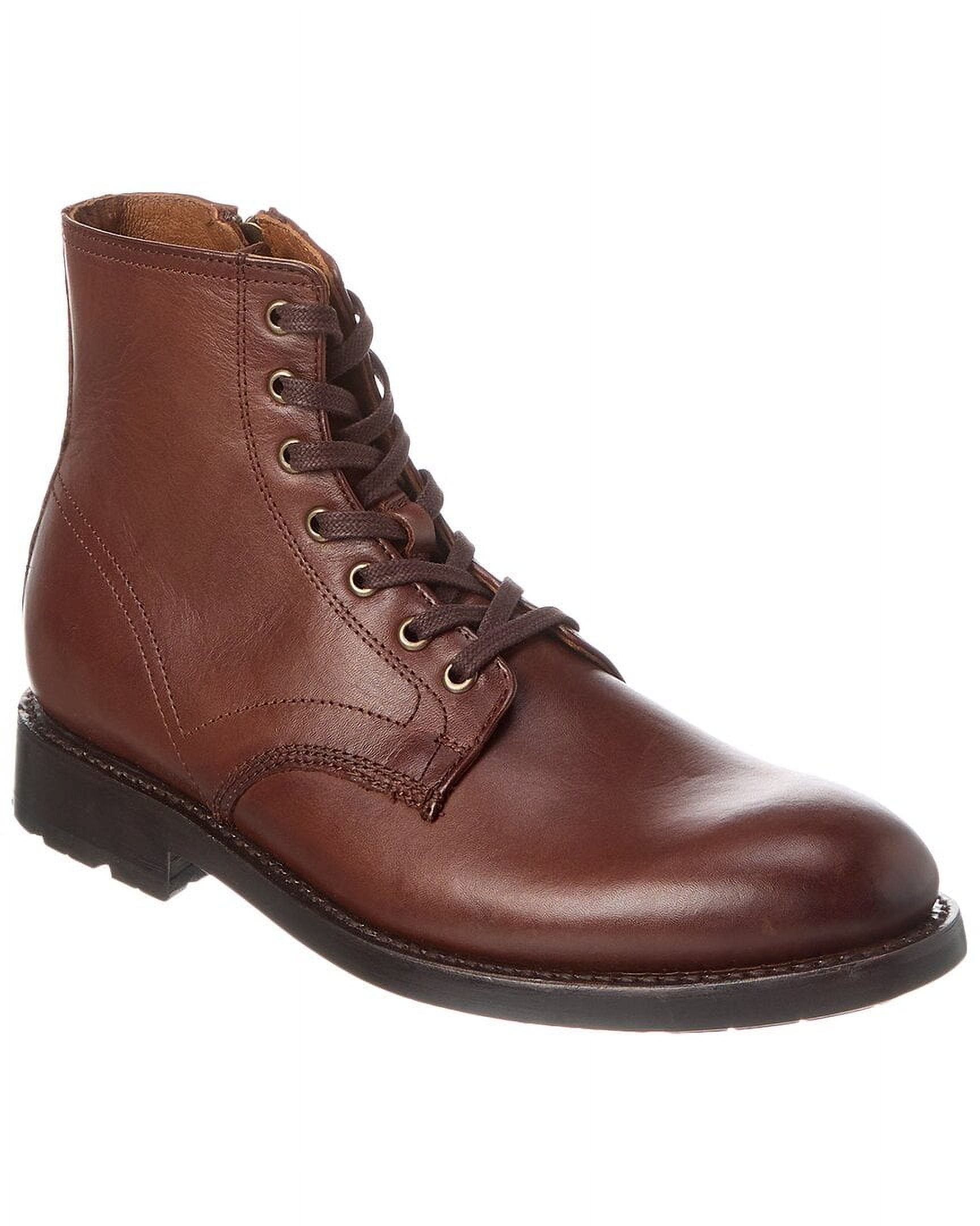 Frye Bowery Lace-Up Leather Boot, 9.5, Brown
